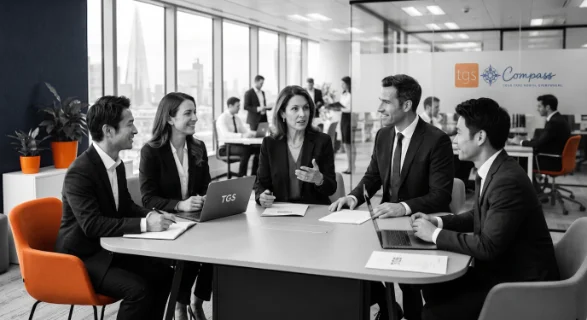 Auditores e consultores executivos da TGS Compass